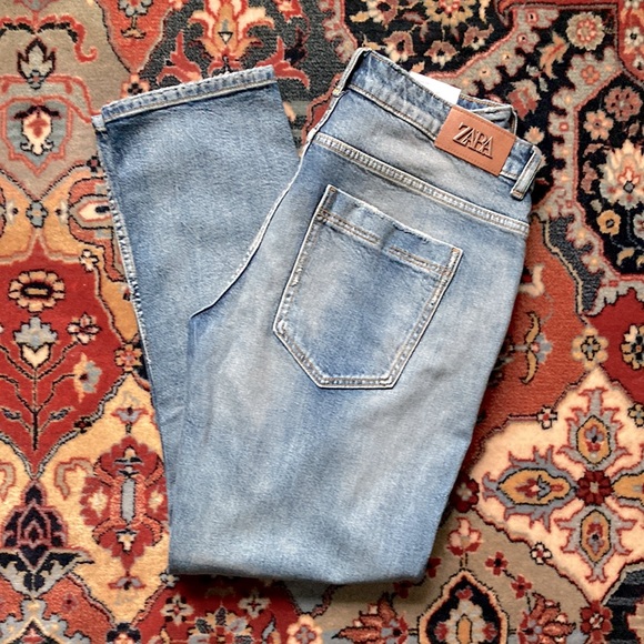 NWT Zara Relaxed Fit Jeans Size 4 - Picture 3 of 6